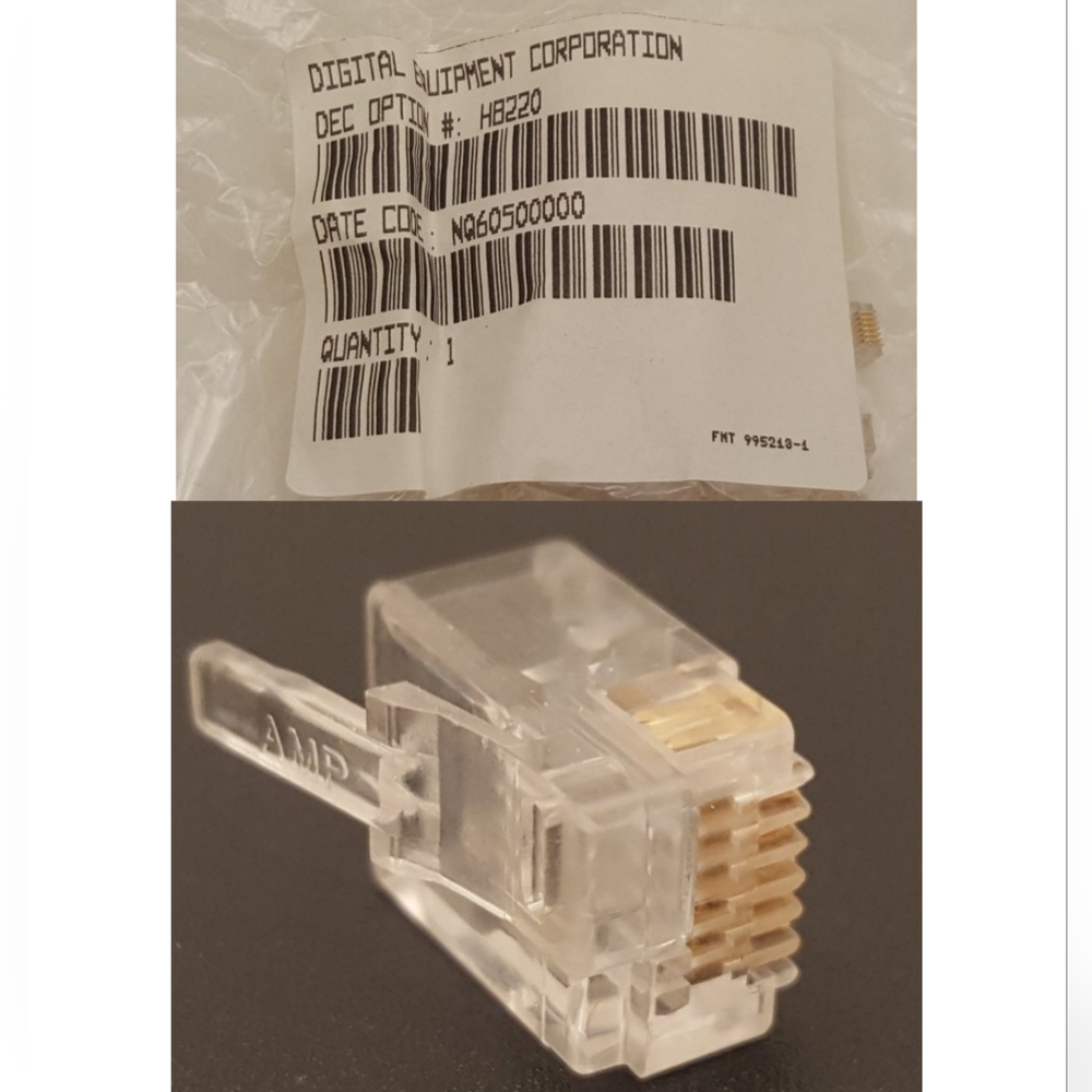 DEC / Digital Equip 6 Way MMP - Modified Modular Plug Bag of 50 H8220 NEW